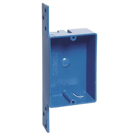 double electric box in wall|shallow double outlet box.